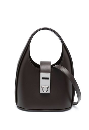 Ferragamo small Hobo leather tote bag - Marrone