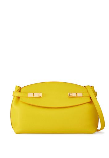 Ferragamo large pouch leather bag - Giallo