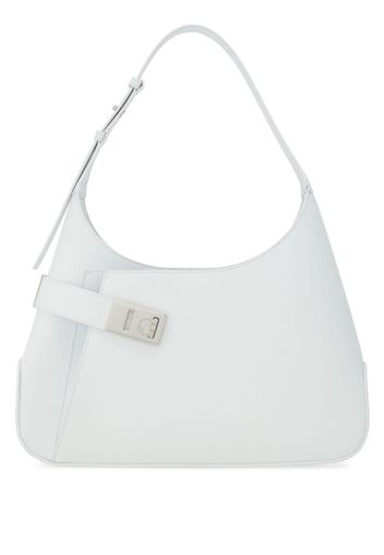 Ferragamo Borsa a spalla Hobo grande - Bianco