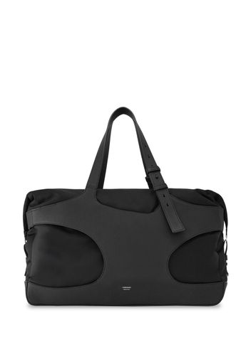 Ferragamo cutout leather duffle bag - Black