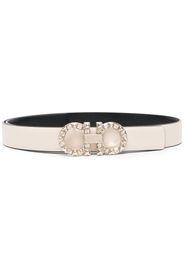 Ferragamo Gancini-buckle leather belt - Toni neutri