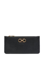 Ferragamo Gancini logo-embellished wallet - Nero