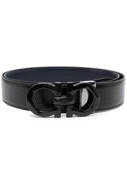 Ferragamo Double adjustable Gancini belt - Nero