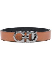 Ferragamo reversible leather Gancini belt - Marrone