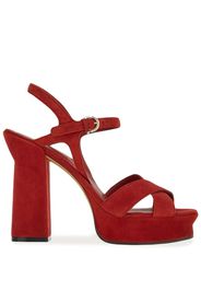 Ferragamo 115mm platform sandals - Rosso