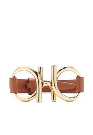 Ferragamo Gancini double-strand bracelet - Marrone