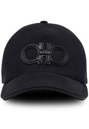 Ferragamo Cappello da baseball con applicazione - Nero