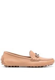 Ferragamo Odilia leather loafers - Toni neutri