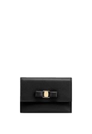 Ferragamo Vara bow-detail leather wallet - Nero