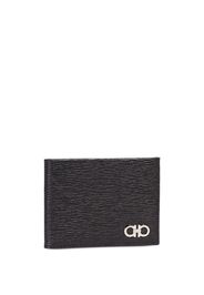 Ferragamo Gancini-plaque leather wallet - Nero