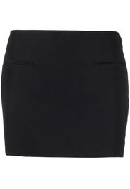 Ferragamo low-rise straight miniskirt - Nero