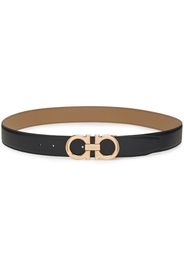 Ferragamo Gancini leather belt - Toni neutri