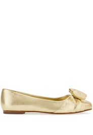 Ferragamo Vara bow-detal ballerina shoes - Oro