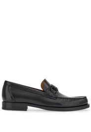 Ferragamo Gancini plaque 35mm leather loafers - Nero