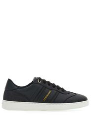 Ferragamo logo-print leather sneakers - Nero