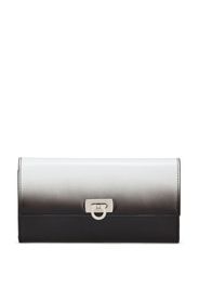 Ferragamo Gancini-buckle ombré-effect wallet - Bianco