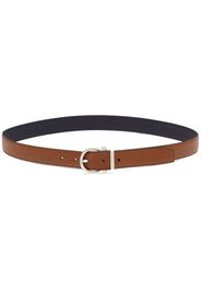 Ferragamo Gancini reversible leather belt - Marrone