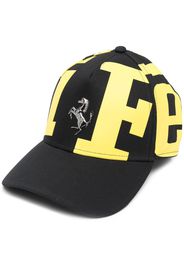 Ferrari logo-print baseball cap - Nero