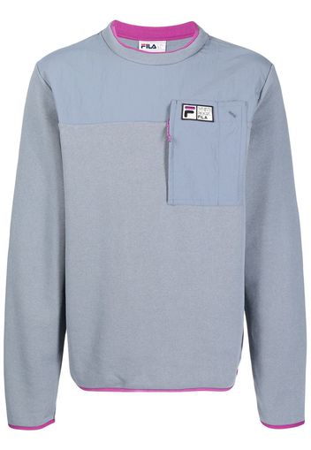 Fila recycled cotton-blend sweatshirt - Grigio