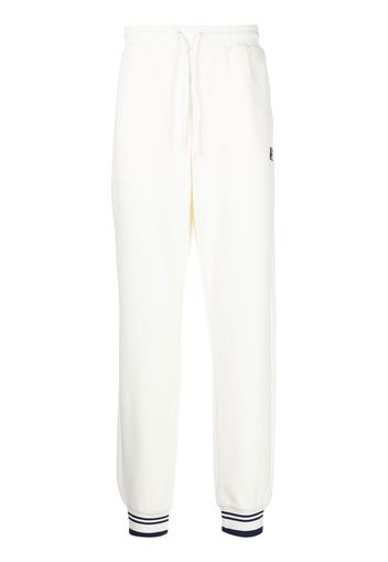 Fila striped-cuff track pant - Toni neutri