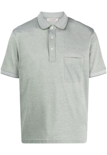 Fileria short-sleeved cotton polo shirt - Verde