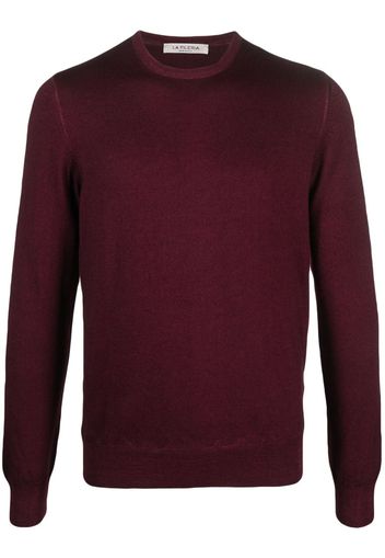 Fileria fine-knit crew-neck jumper - Rosso