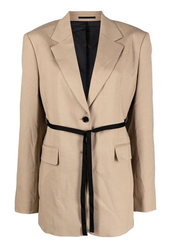 Filippa K Blazer Alison con nodo - Toni neutri