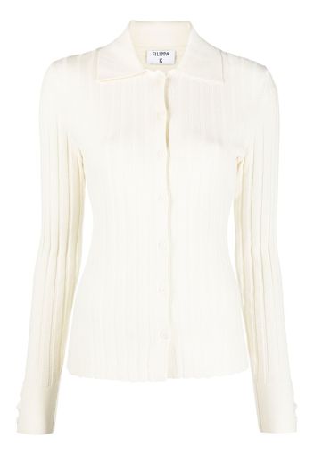 Filippa K Cardigan a coste - Bianco