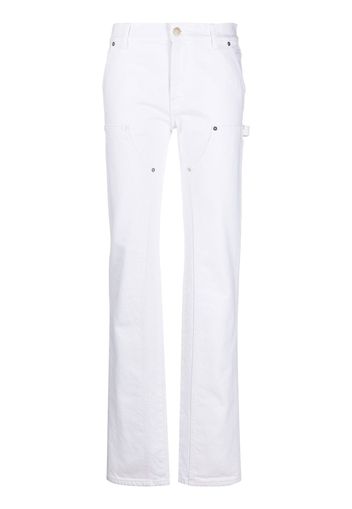 Filippa K Jeans dritti con inserti - Bianco