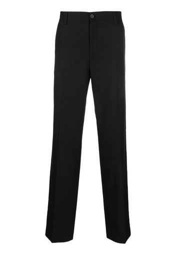 Filippa K straight-leg recycled-wool trousers - Nero