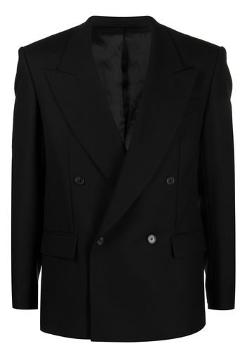 Filippa K Blazer doppiopetto con revers a lancia - Nero