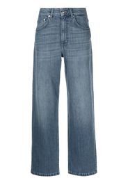 Filippa K Jeans crop a gamba ampia - Blu