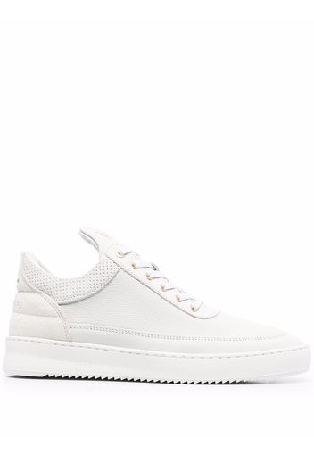 Filling Pieces Top Ripple leather trainers - Bianco