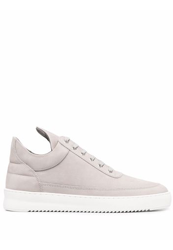 Filling Pieces leather high-top sneakers - Grigio