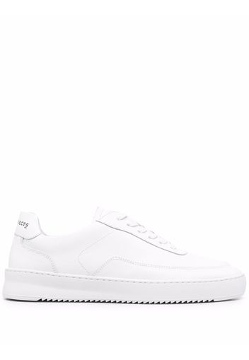 Filling Pieces branded heel-counter sneakers - Bianco