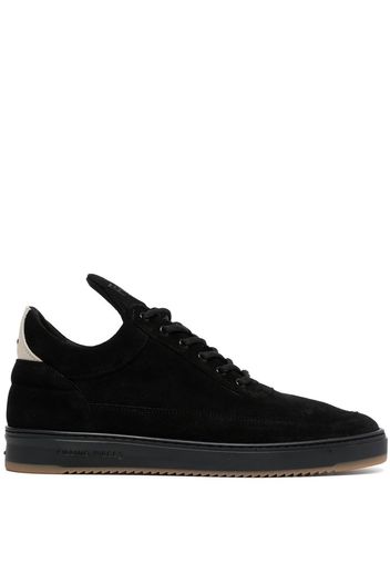 Filling Pieces suede low-top sneakers - Nero