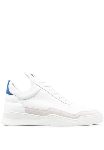 Filling Pieces low-top leather sneakers - Bianco
