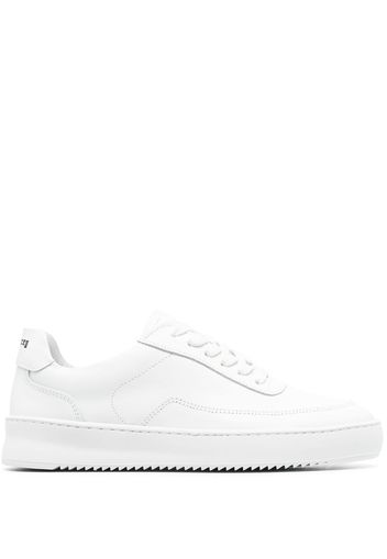 Filling Pieces low-top leather sneakers - Bianco