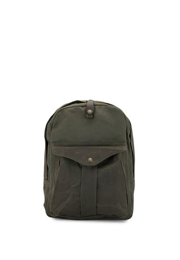 distressed-effect cotton backpack