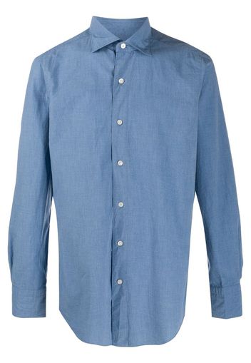 long-sleeve fitted shirt