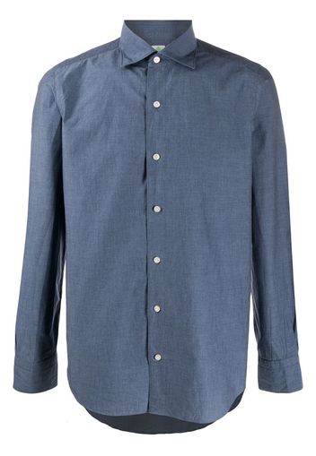 long-sleeve fitted shirt