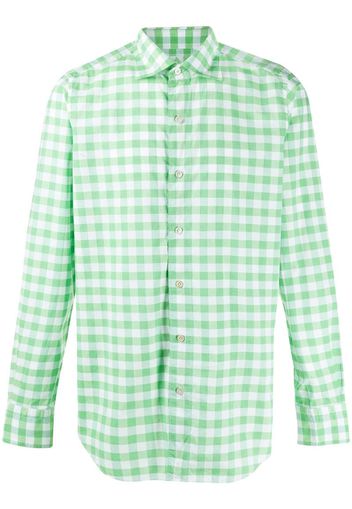 gingham check shirt