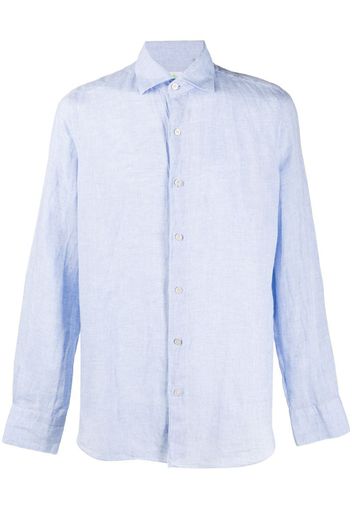 linen long-sleeved shirt