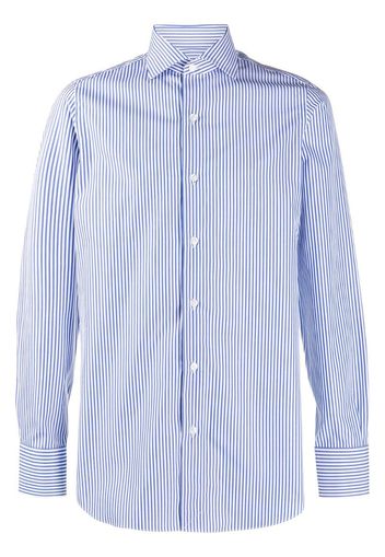 long sleeve stripe print shirt