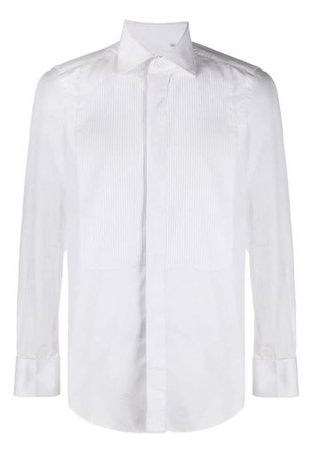 ribbed bib tuxedo shirt