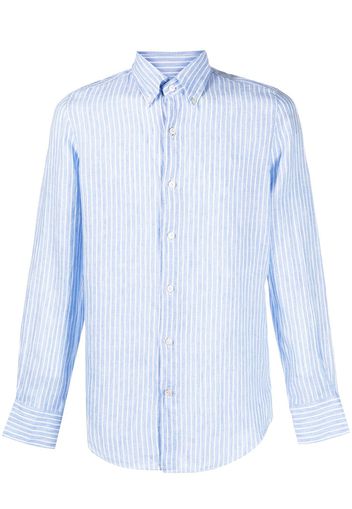 Finamore 1925 Napoli Camicia a righe - Blu