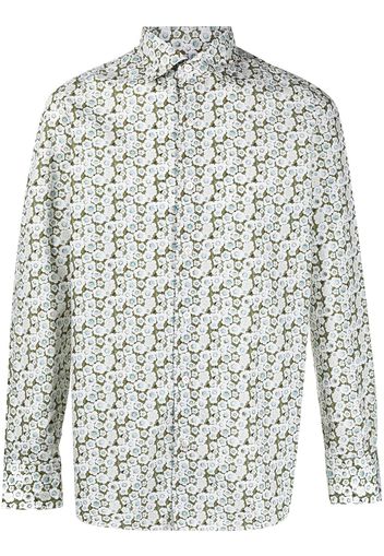 Finamore 1925 Napoli Camicia a fiori - Verde