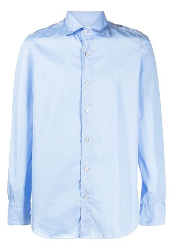 Finamore 1925 Napoli Camicia con colletto a punta - Blu