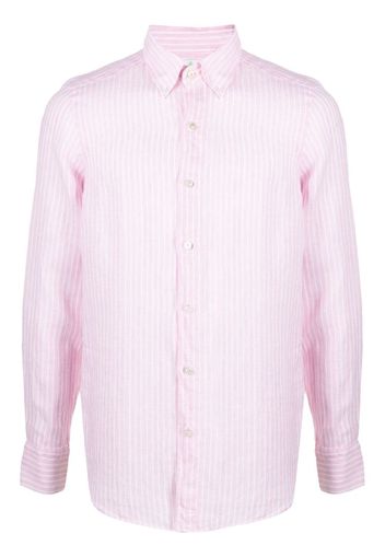 Finamore 1925 Napoli Camicia a righe - Rosa