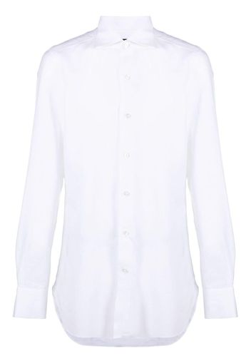 Finamore 1925 Napoli long-sleeved linen shirt - Bianco